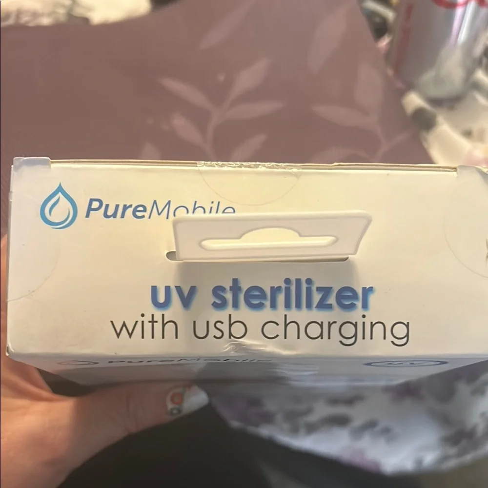 New‎ White UV Sterilizer with USB Charging— new, factory sealed